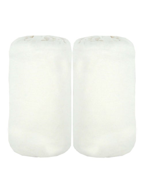 Lot de 2 draps housse en coton - Babycalin - Kiabi Lot de 2 draps housse en coton - Babycalin - Kiabi