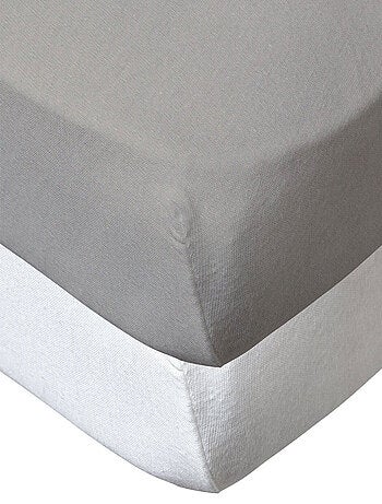 Lot de 2 draps-housse 60x120 cm Naissance en Coton Imprimés - Babycalin