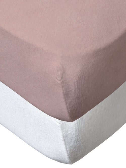Lot de 2 draps housse en coton - Babycalin - Kiabi