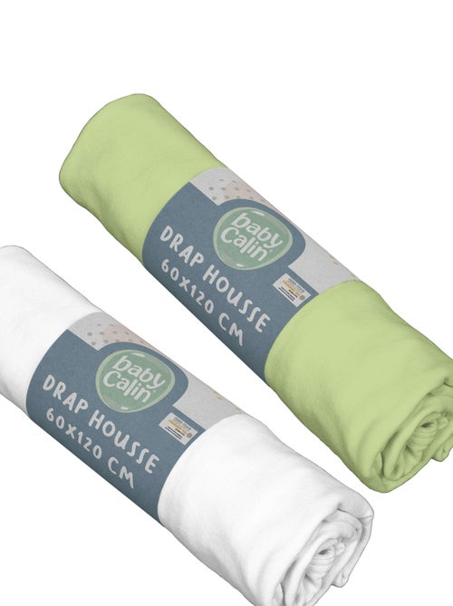 Lot de 2 draps housse en coton - Babycalin - Kiabi