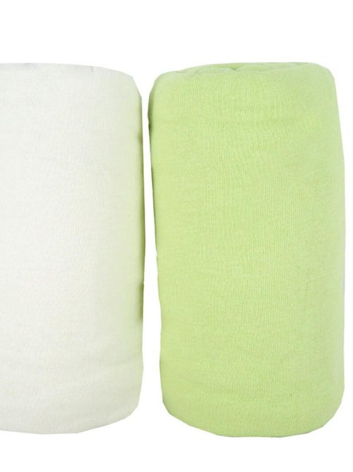 Lot de 2 draps housse en coton - Babycalin - Kiabi