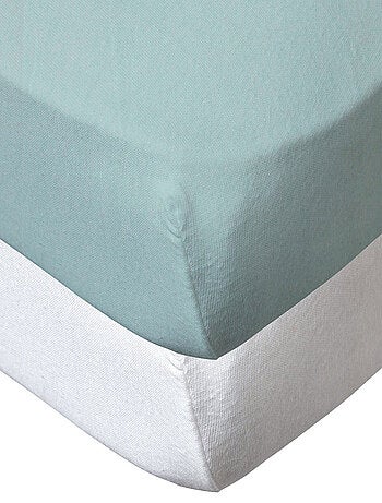 Lot de 2 draps-housse 60x120 cm Naissance en Coton Imprimés - Babycalin