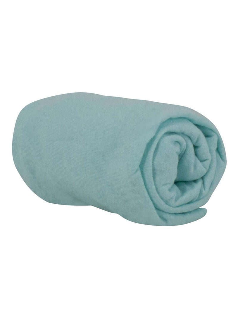 Lot de 2 draps housse en coton - Babycalin Vert d'eau - Kiabi