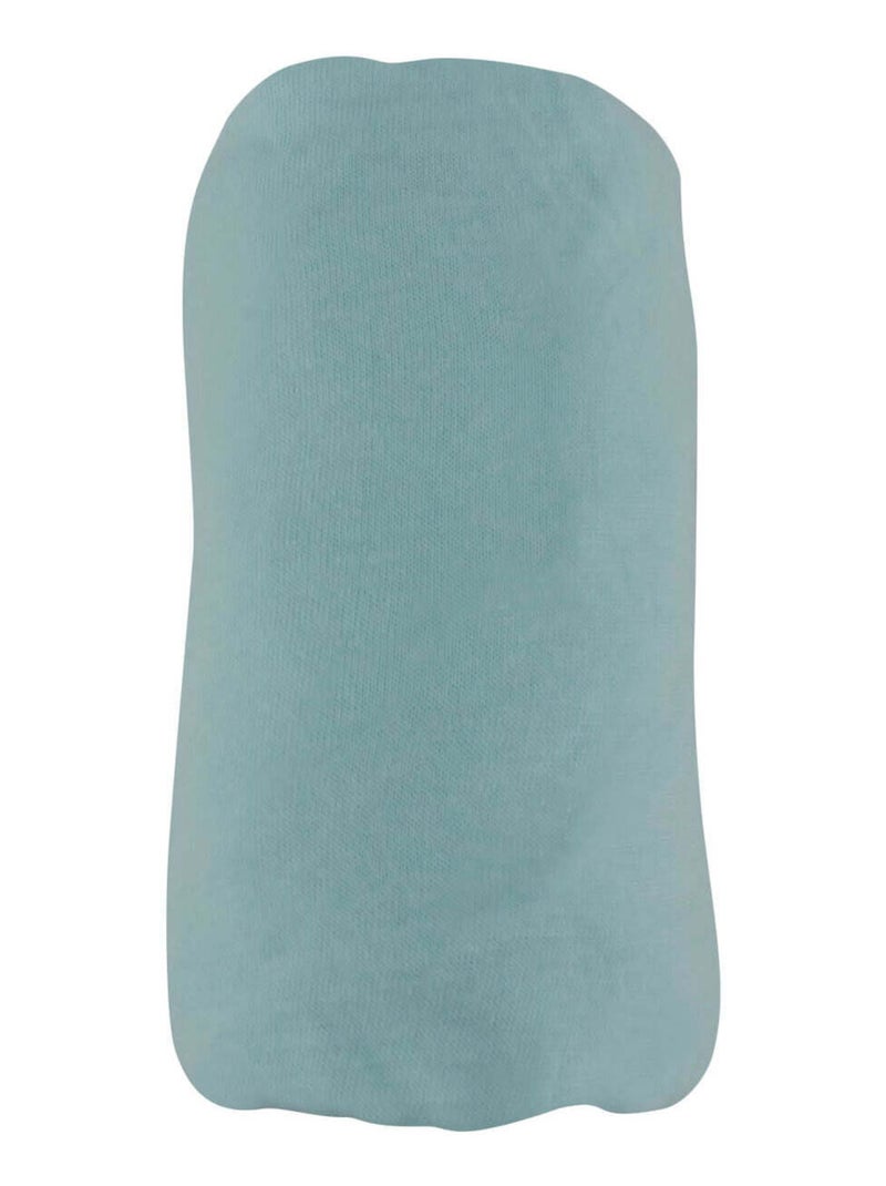 Lot de 2 draps housse en coton - Babycalin Vert d'eau - Kiabi