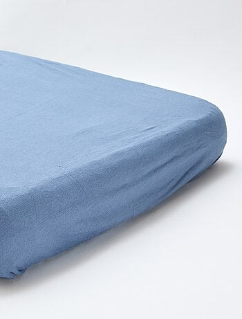 Lot de 2 draps housse en coton