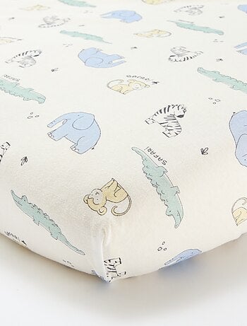 Lot de 2 draps housse en coton