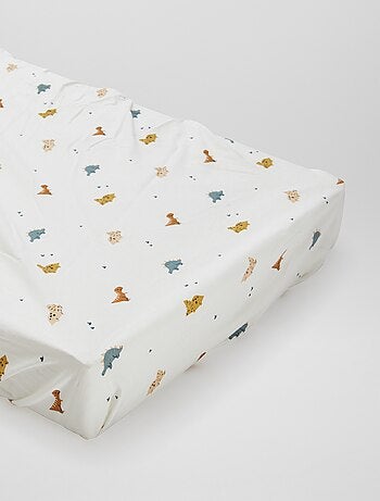 Lot de 2 draps housse en coton