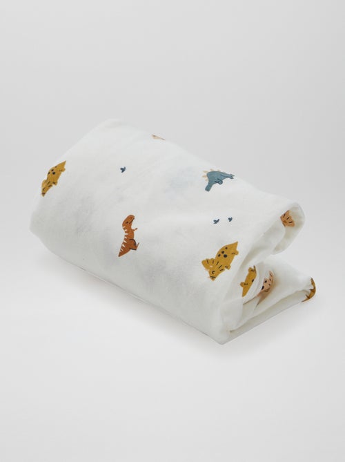 Lot de 2 draps housse en coton - Kiabi