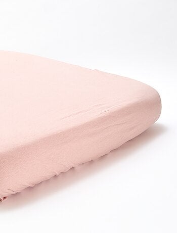 Lot de 2 draps housse en coton