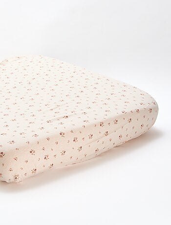 Lot de 2 draps housse en coton