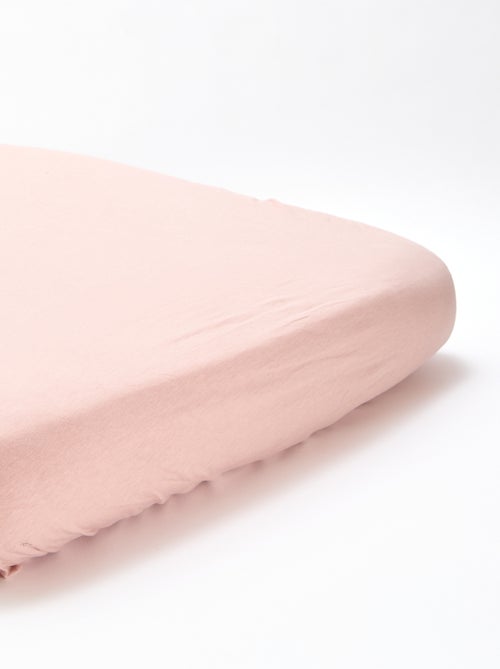 Lot de 2 draps housse en coton - Kiabi