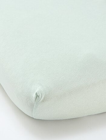 Lot de 2 draps housse en coton