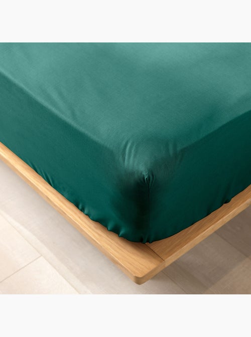 Lot de 2 draps housse King size en coton bio - Kiabi Lot de 2 draps housse King size en coton bio - Kiabi