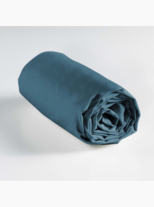 Lot de 2 draps Housse Queen size Coton 57 fils - Kiabi