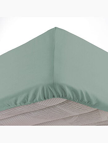 Lot de 2 draps Housse Queen size Coton 57 fils