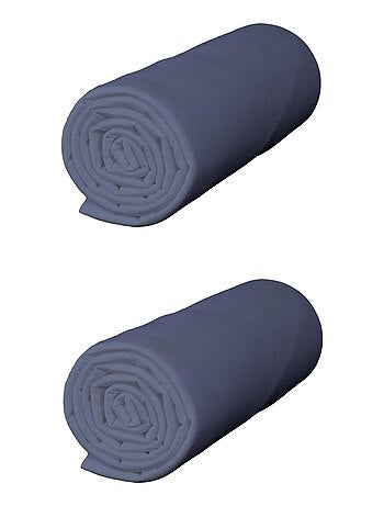 Lot de 2 draps housses