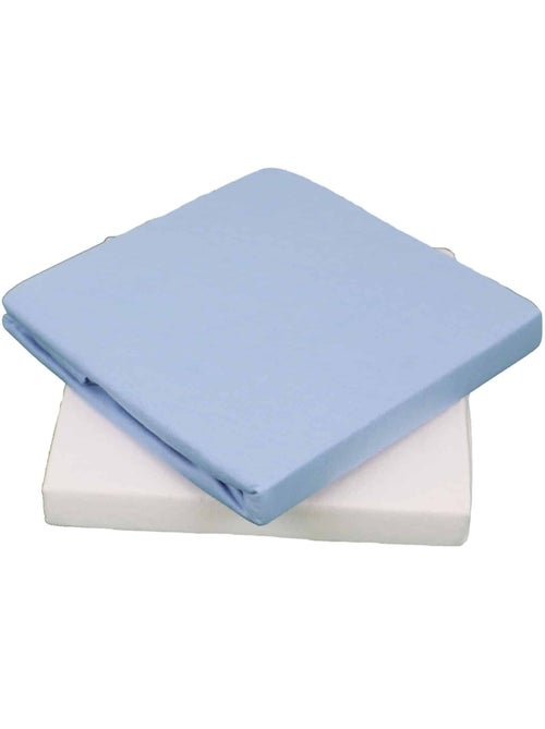 Lot de 2 draps housses coton extensible bébé KIDOR - Kiabi