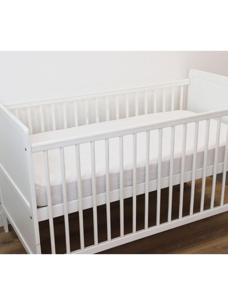 Lot de 2 draps housses coton extensible bébé KIDOR Gris - Kiabi