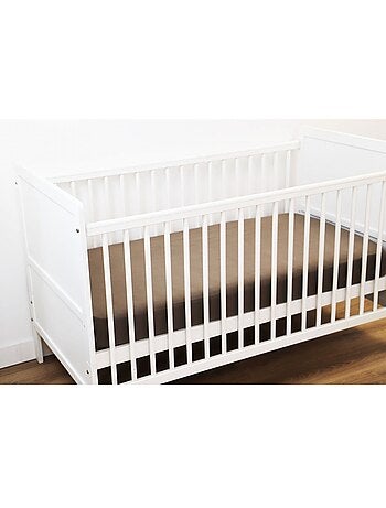 Lot de 2 draps housses coton extensible bébé KIDOR