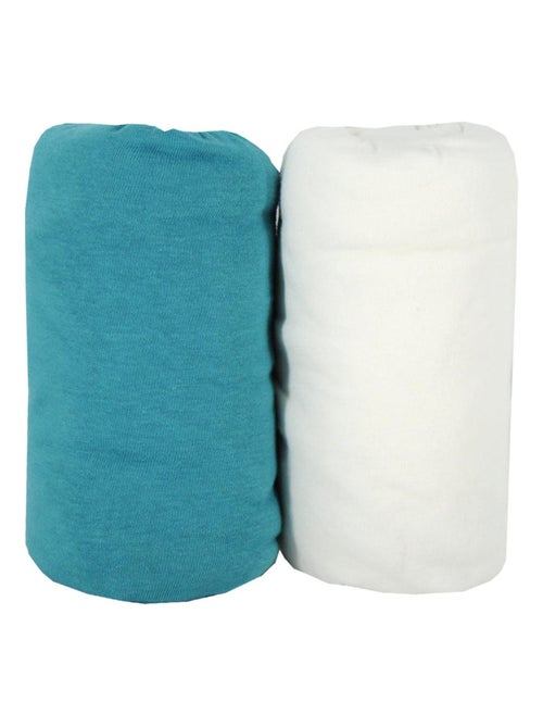 Lot de 2 draps housses en coton - Babycalin - Kiabi