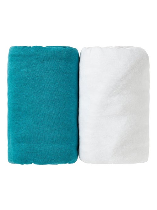 Lot de 2 draps housses en coton - Babycalin - Kiabi