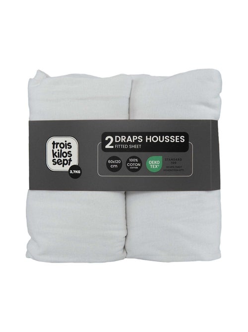 Lot De 2 Draps-housses Lit Bébé - Kiabi