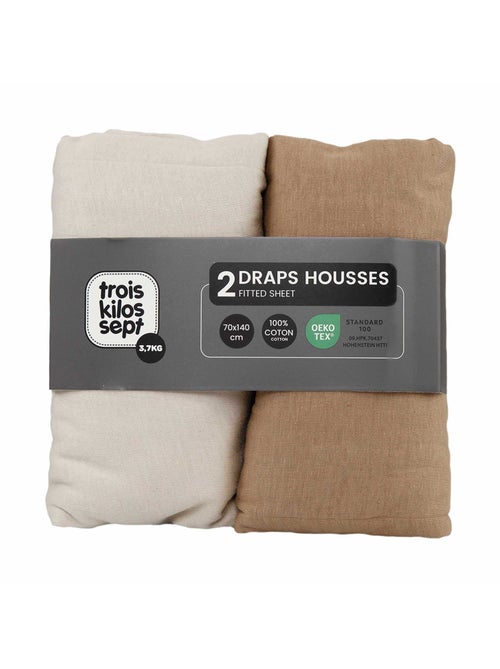 Lot De 2 Draps-housses Lit Bébé - Kiabi