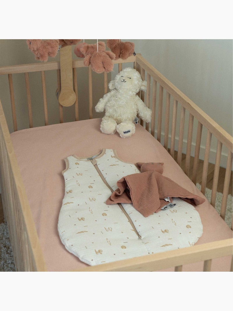 Lot De 2 Draps-housses Lit Bébé Vieux rose - Kiabi