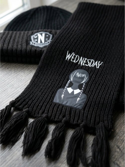 Lot de 2 écharpes multicolores wednesday netflix - Kiabi