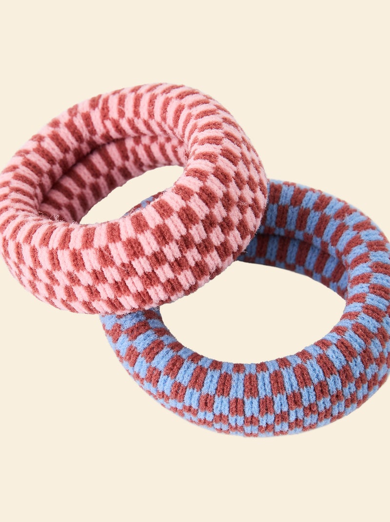 Lot de 2 élastiques (ekstract) Marron - Kiabi