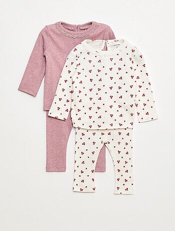 Lot de 2 ensemble t-shirt + legging - 2 pièces