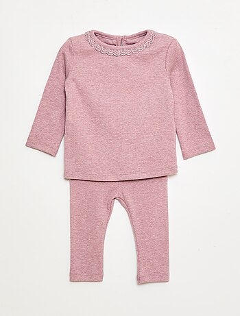 Lot de 2 ensemble t-shirt + legging - 2 pièces