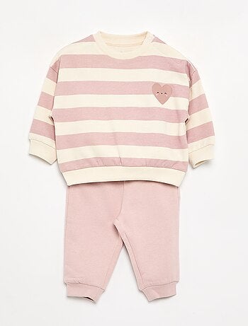 Lot de 2 ensembles 2 pièces - sweat + pantalon