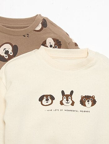Lot de 2 ensembles 2 pièces - sweat + pantalon