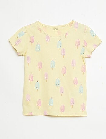 Lot de 2 ensembles de pyjama court en jersey coton