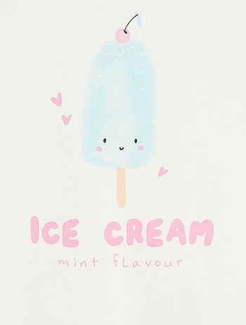 Lot de 2 ensembles de pyjama court en jersey coton