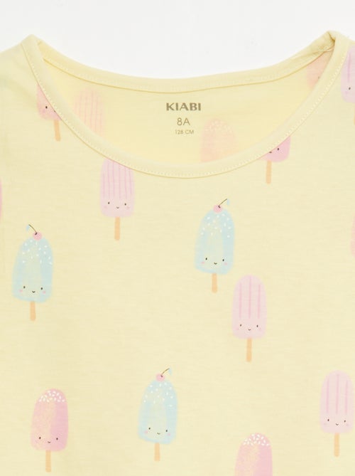 Lot de 2 ensembles de pyjama court en jersey coton - Kiabi