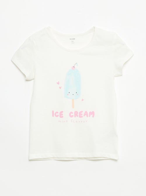 Lot de 2 ensembles de pyjama court en jersey coton - Kiabi