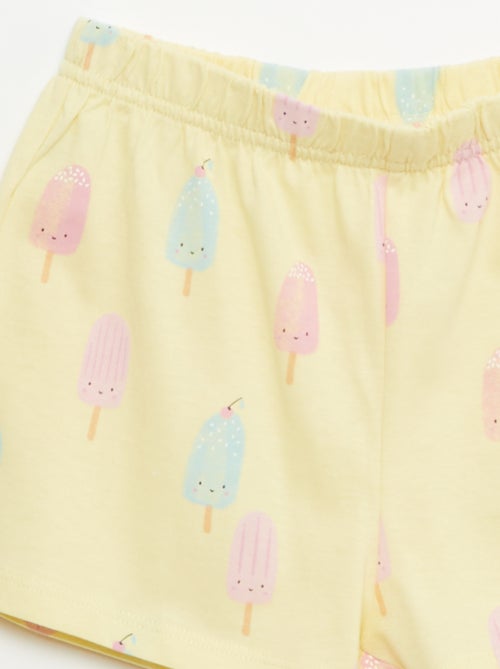 Lot de 2 ensembles de pyjama court en jersey coton - Kiabi