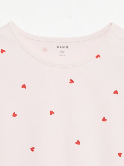 Lot de 2 ensembles de pyjama court en jersey coton - Kiabi