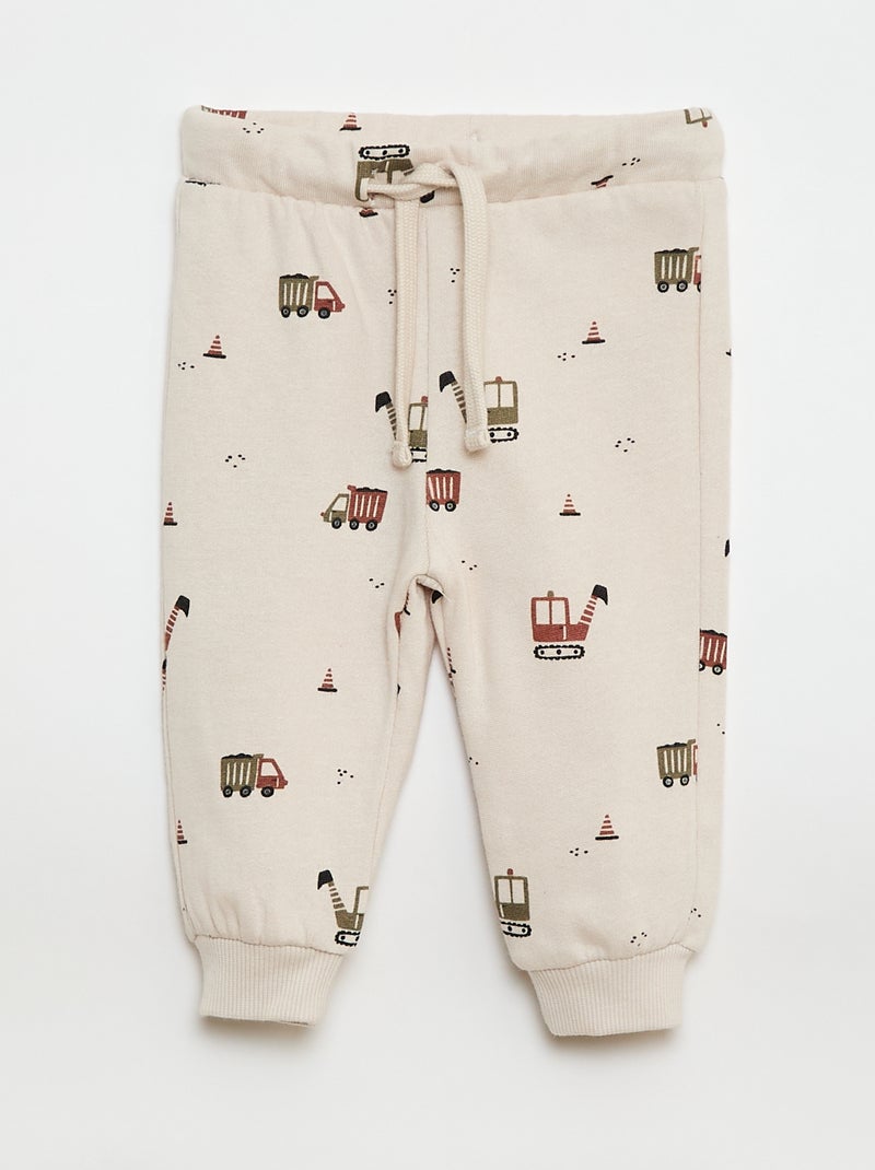 Lot de 2 ensembles pull + pantalon en coton Blanc - Kiabi