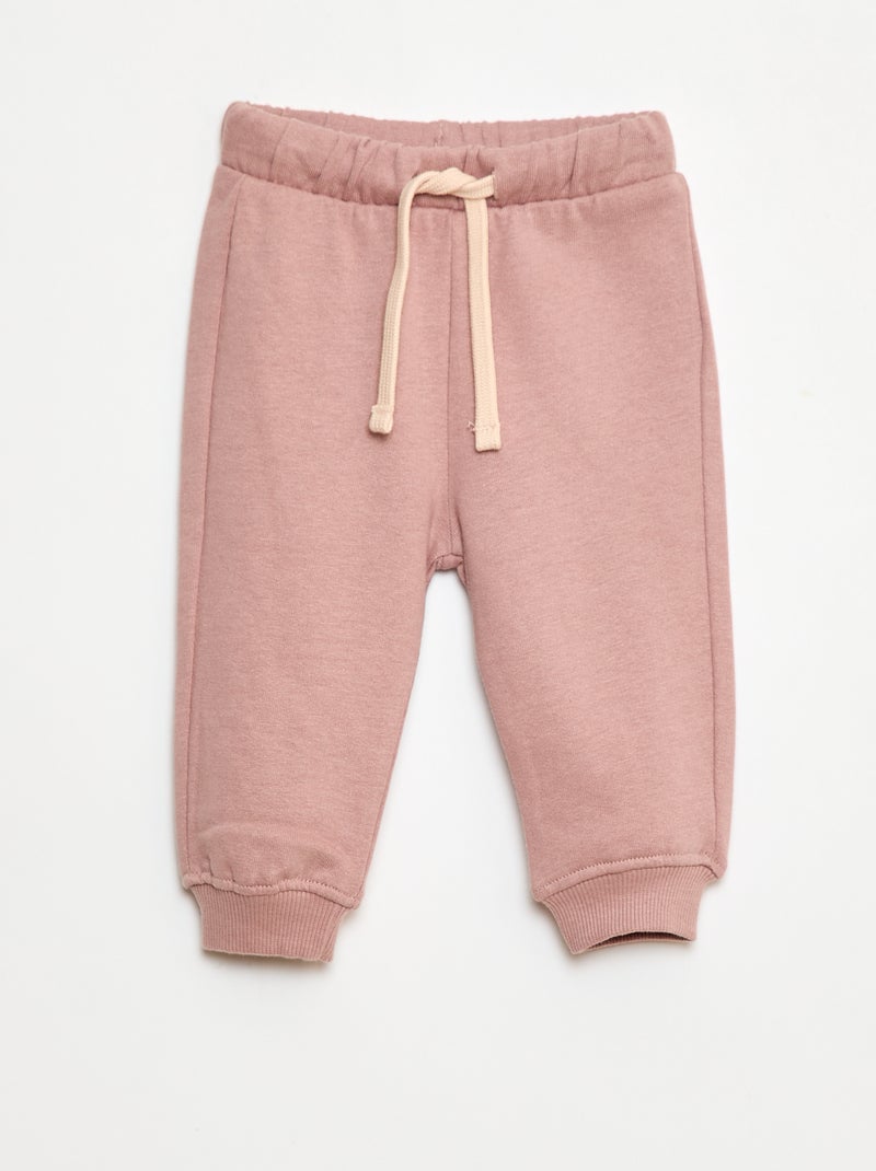 Lot de 2 ensembles pull + pantalon en coton Rose - Kiabi