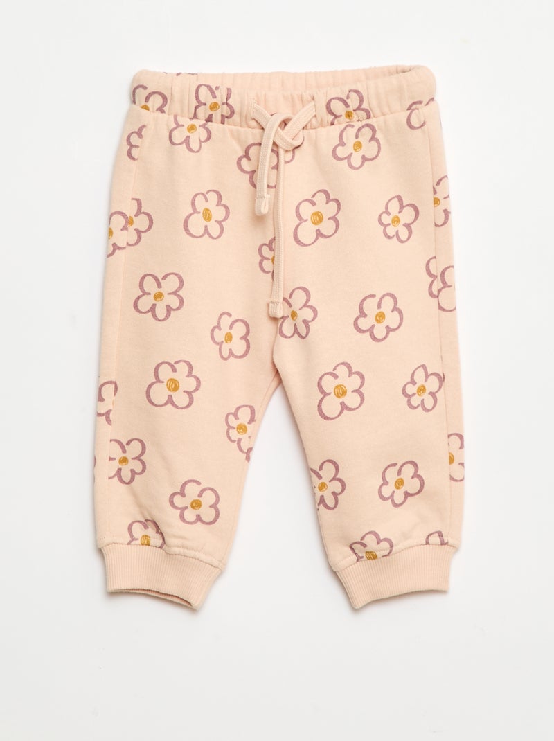 Lot de 2 ensembles pull + pantalon en coton Rose - Kiabi