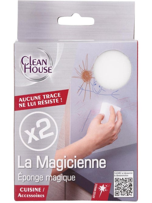 Lot de 2 éponges magiques - Kiabi