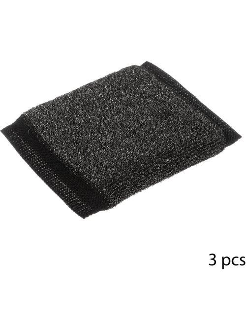 Lot de 2 éponges récurantes inox SILVER'N CLEAN - Kiabi