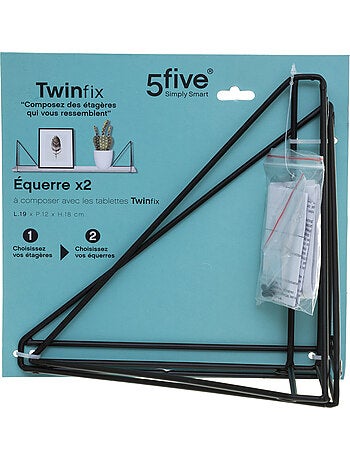 Lot de 2 équerres filaires TWINFIX