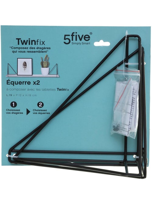 Lot de 2 équerres filaires TWINFIX - Kiabi
