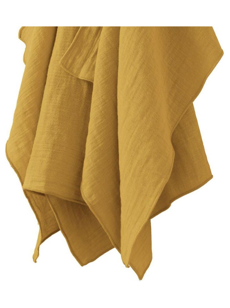 Lot de 2 essuie-mains 50x70 en Gaze de coton Safran - Kiabi