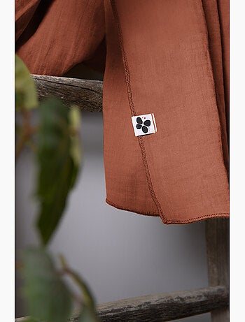 Lot de 2 Essuie-Mains – Double Gaze de Coton – GAÏA