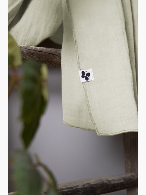 Lot de 2 essuie-mains – double gaze de coton – gaïa - Kiabi